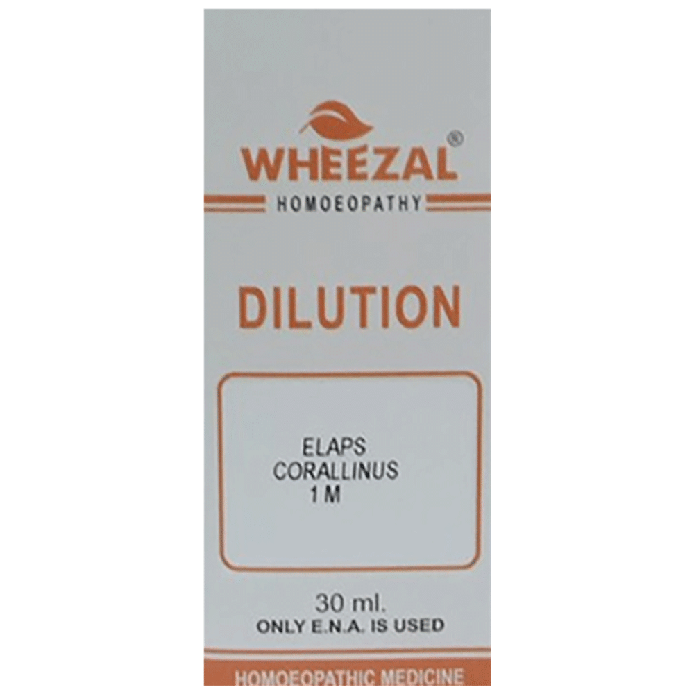 Wheezal Elaps Corallinus Dilution 1M