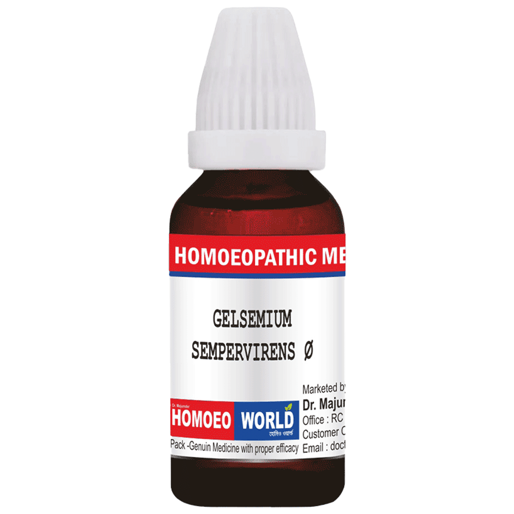 Dr. Majumder Homeo World Gelsemium Sempervirens Mother Tincture (30ml Each) Q