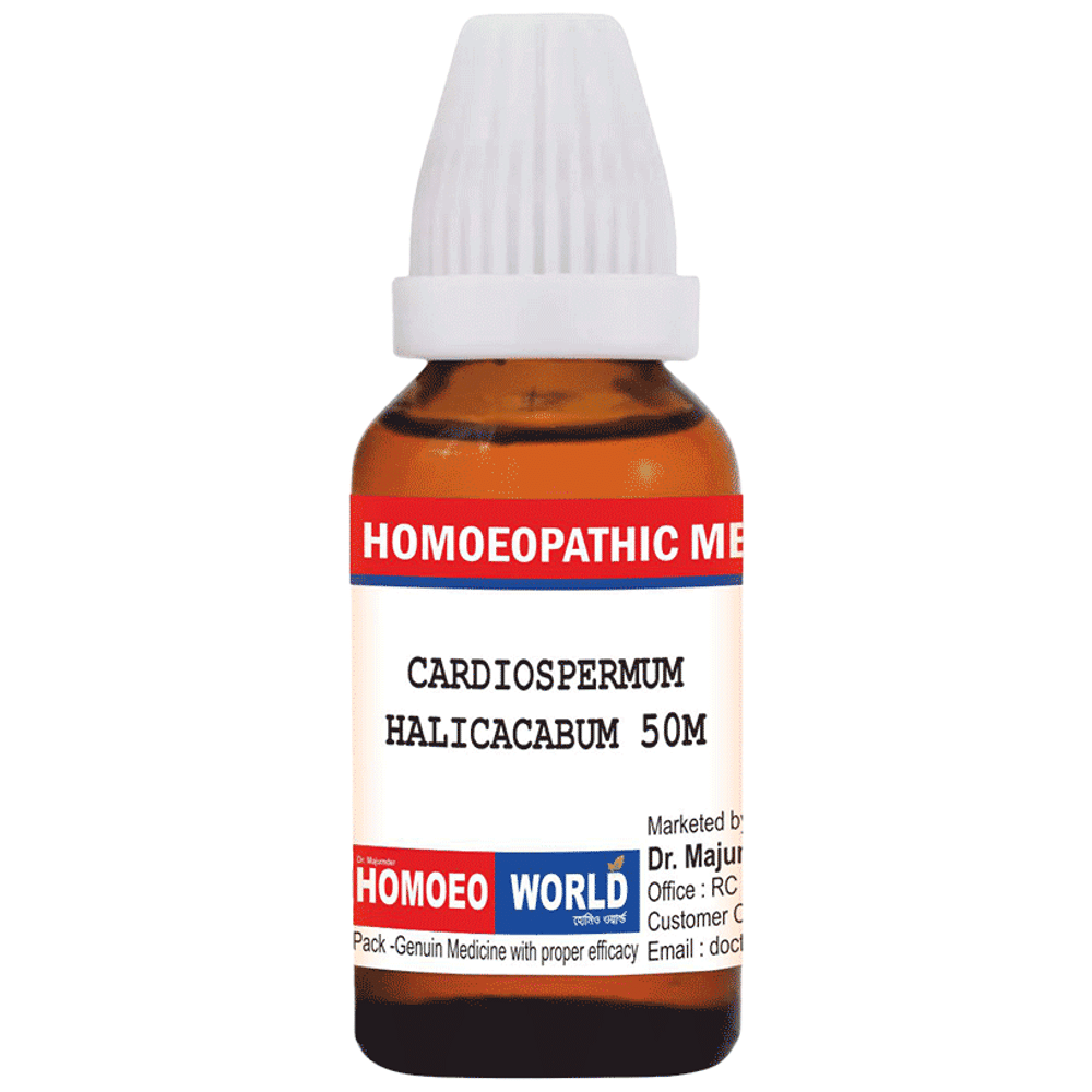 Dr. Majumder Homeo World Cardiospermum Halicacabum Dilution (30ml Each) 50M