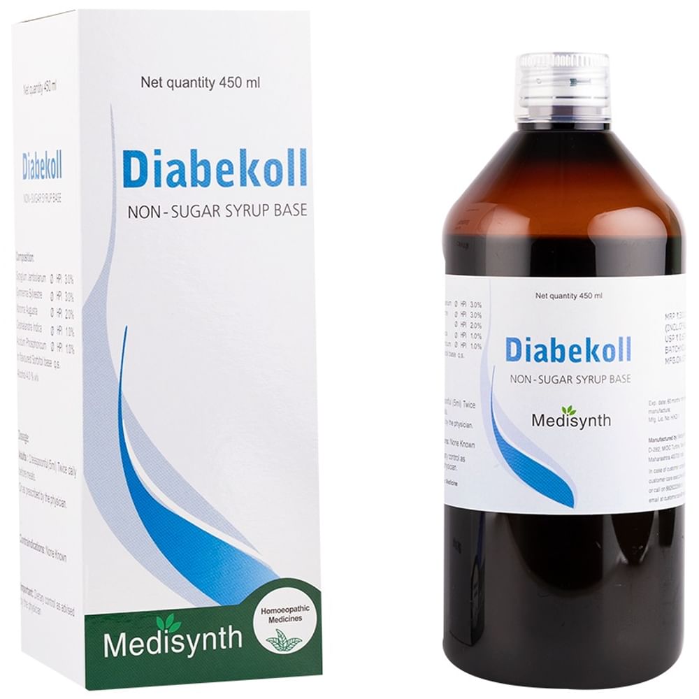 Medisynth Diabekoll Non-Sugar Syrup