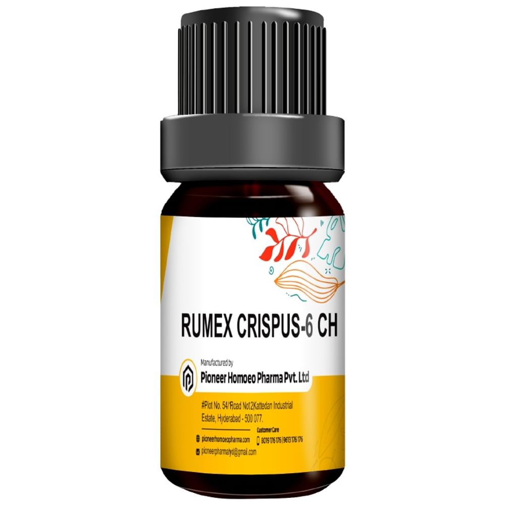 Pioneer Pharma Rumex Crispus Globules Pellets Multidose Pills 6 CH