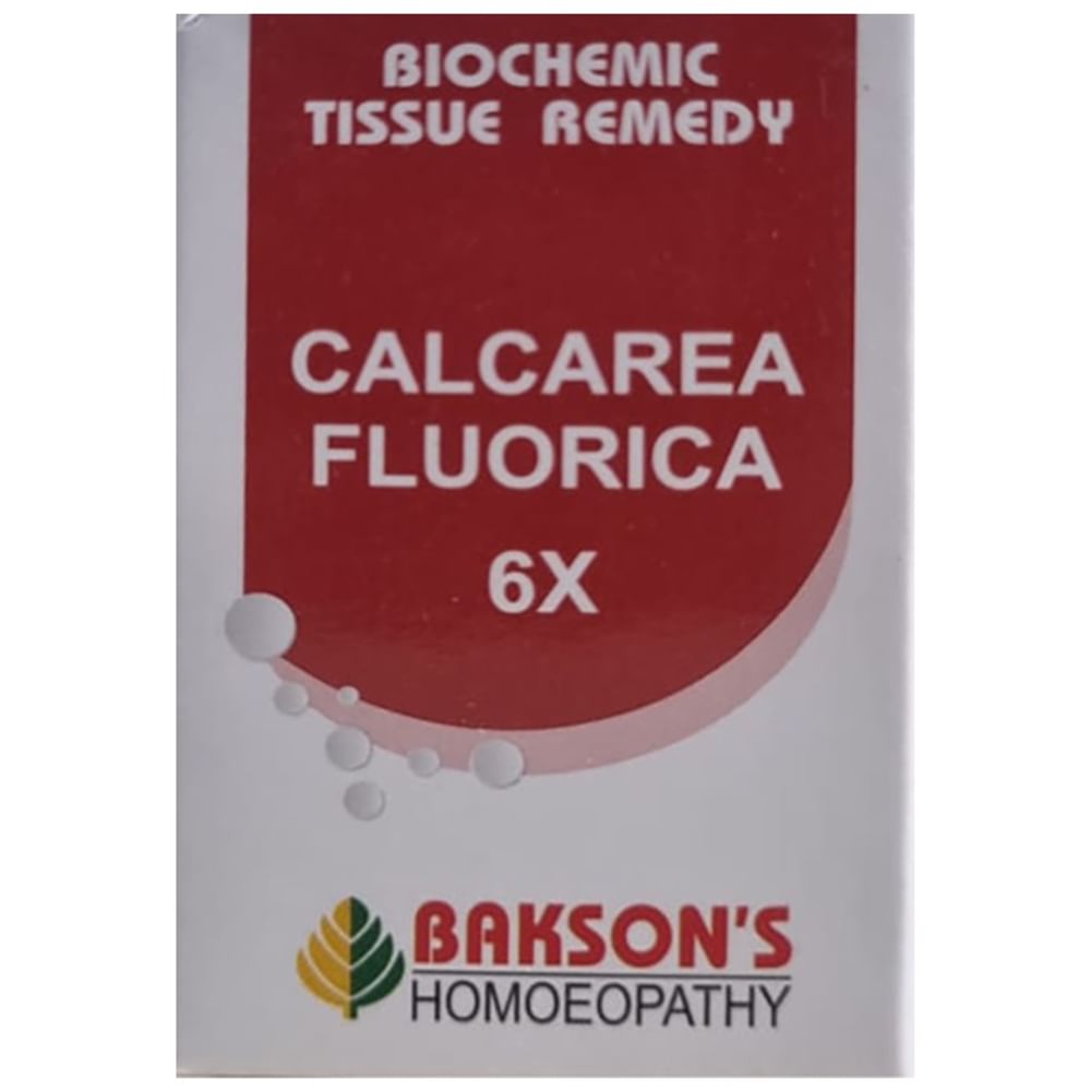 Bakson's Homeopathy Calcarea Fluorica Biochemic Tablet 6X