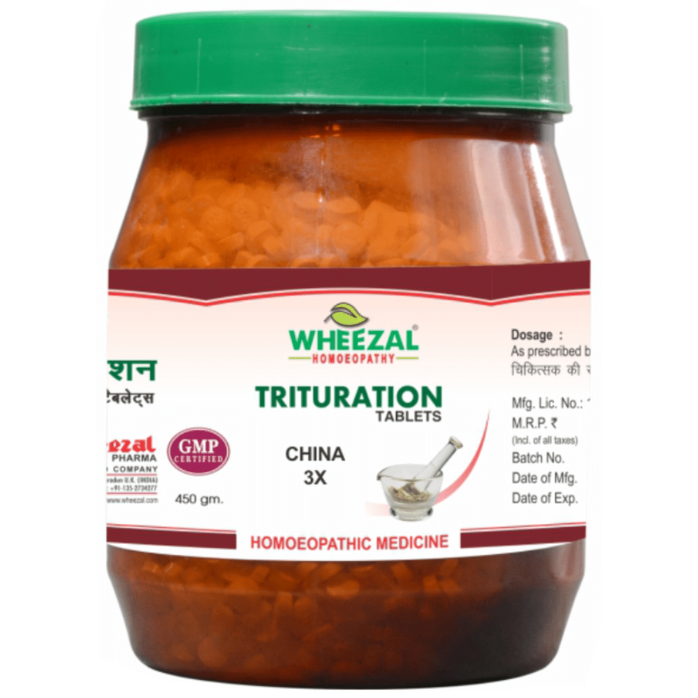 Wheezal China Trituration Tablet 3X