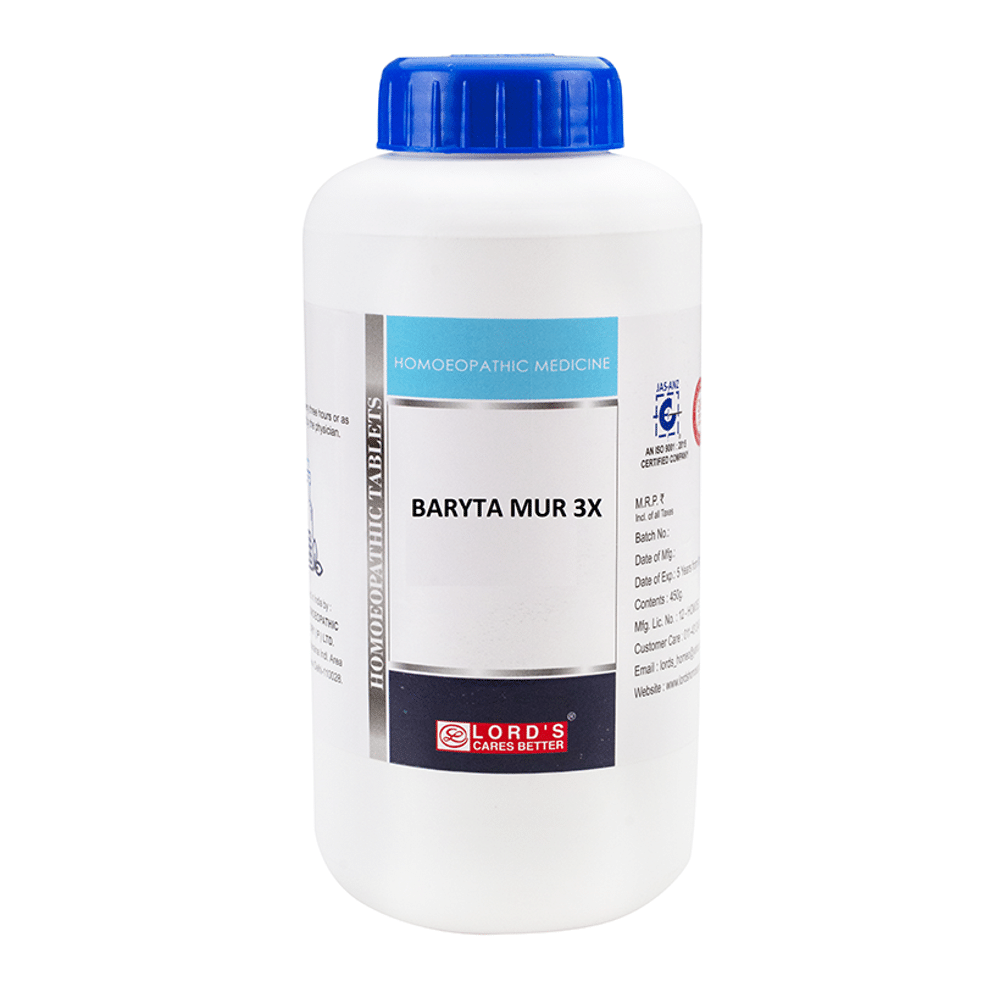 Lord's Baryta Mur Trituration Tablet 3X