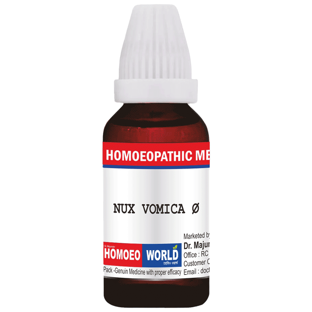 Dr. Majumder Homeo World Nux Vomica Mother Tincture (30ml Each) Q