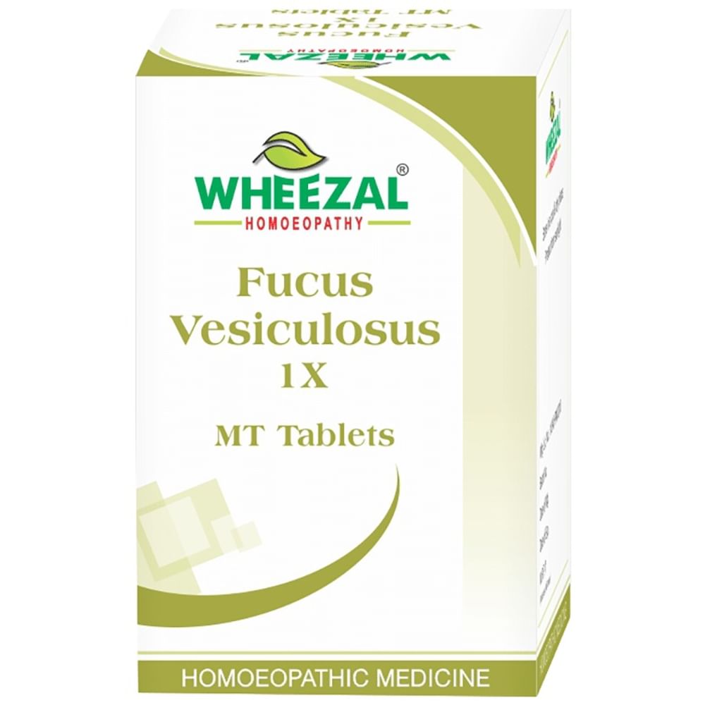 Wheezal Homeopathy Fucus Vesiculosus 1X MT Tablet