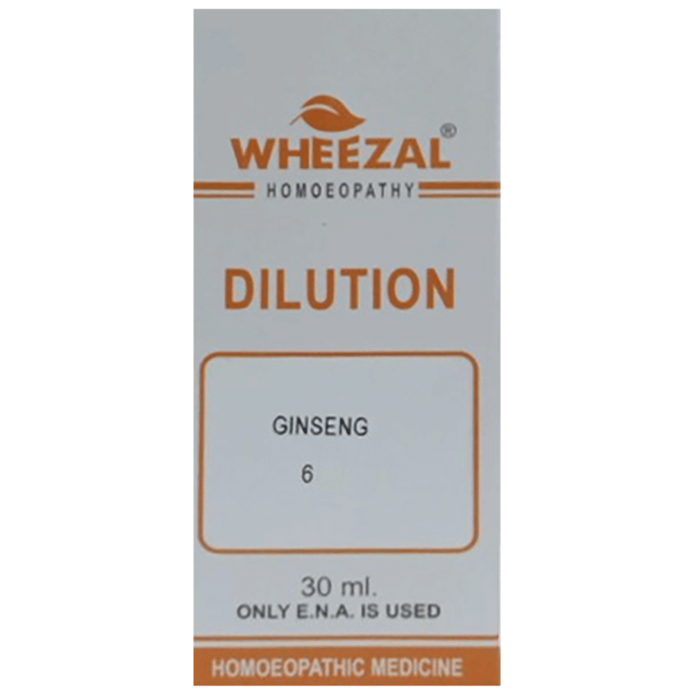 Wheezal Ginseng Dilution 6