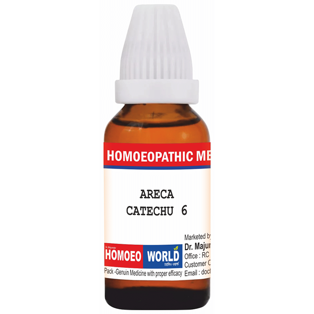 Dr. Majumder Homeo World Areca Catechu Dilution (30 ml Each) 6 CH