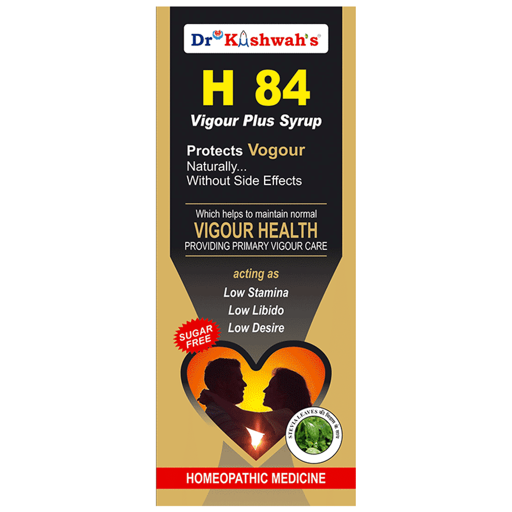 Dr Kushwah's H 84 Vigour Plus Syrup Sugar Free