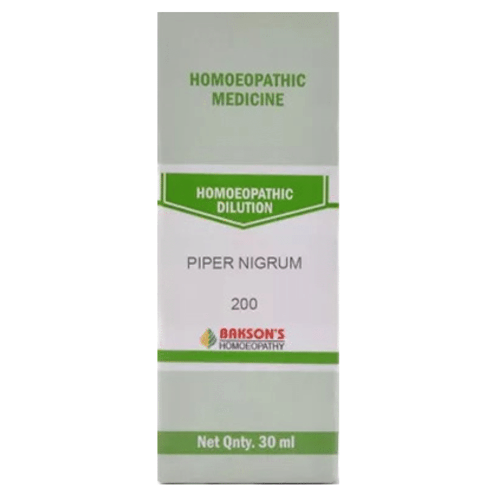 Bakson's Homeopathy  Piper Nigrum Dilution 200