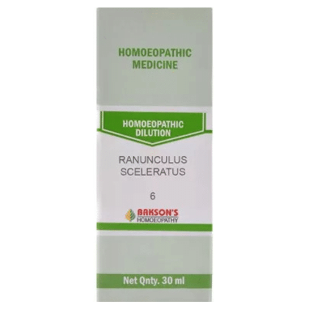 Bakson's Homeopathy Ranunculus Sceleratus Dilution 6 CH