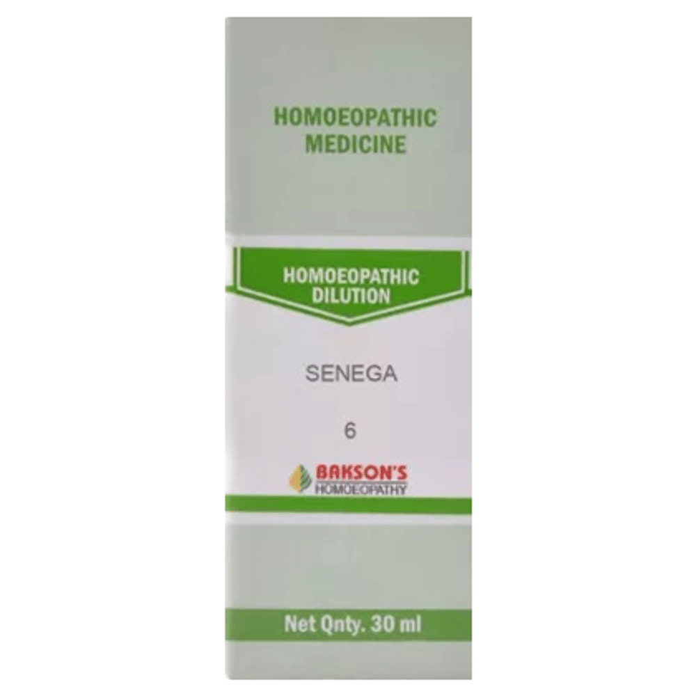 Bakson's Homeopathy Senega Dilution 6 CH