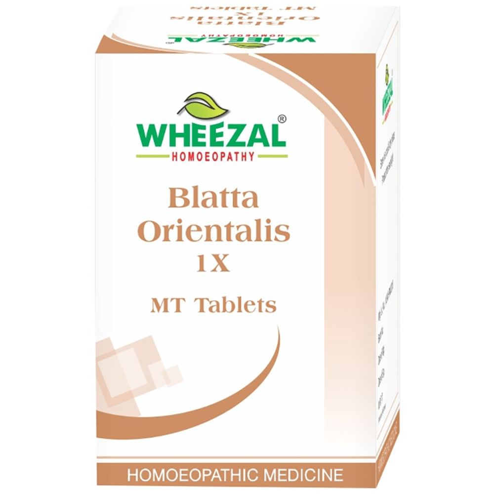 Wheezal Blatta Orientalis 1X MT Tablet