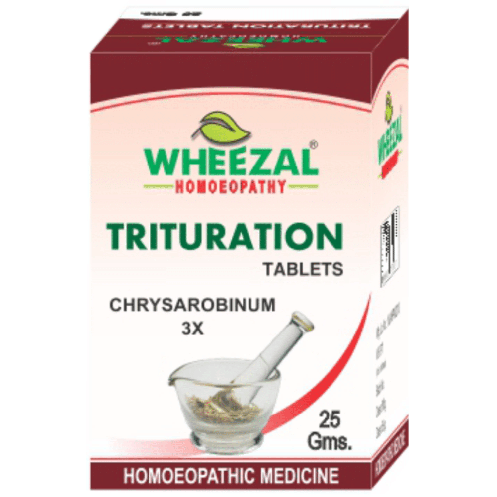 Wheezal Chrysarobinum Trituration Tablet 3X