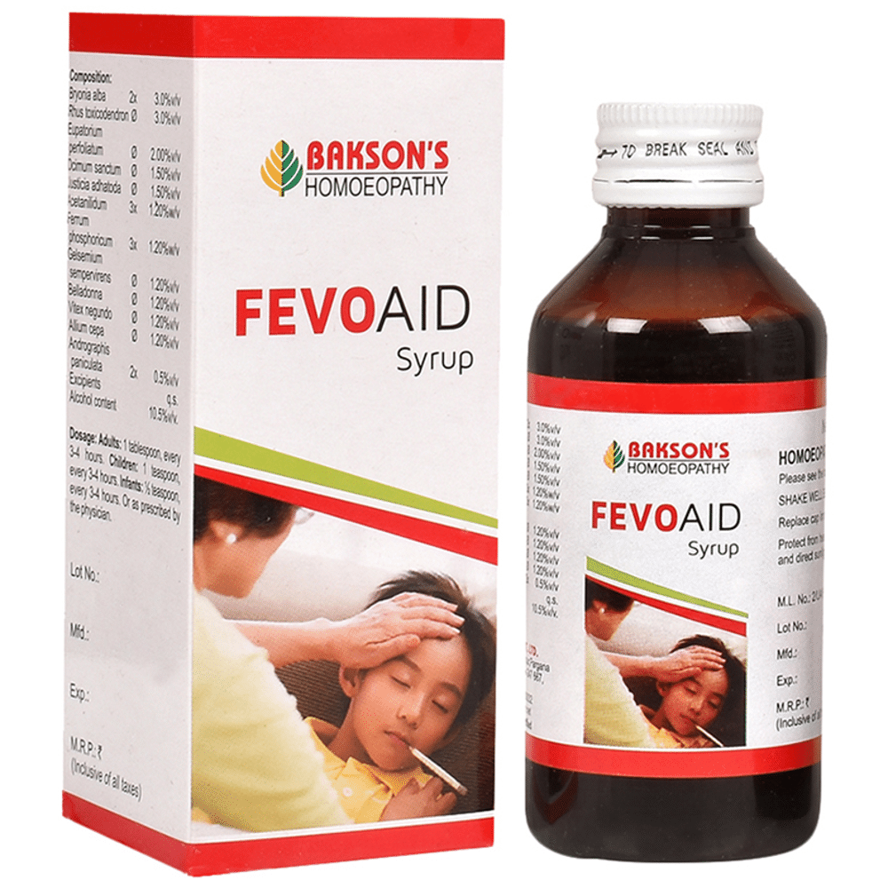 Bakson's Homeopathy Fevo Aid Syrup