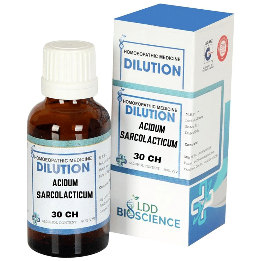 LDD Bioscience Acidum Sarcolacticum Dilution 30 CH