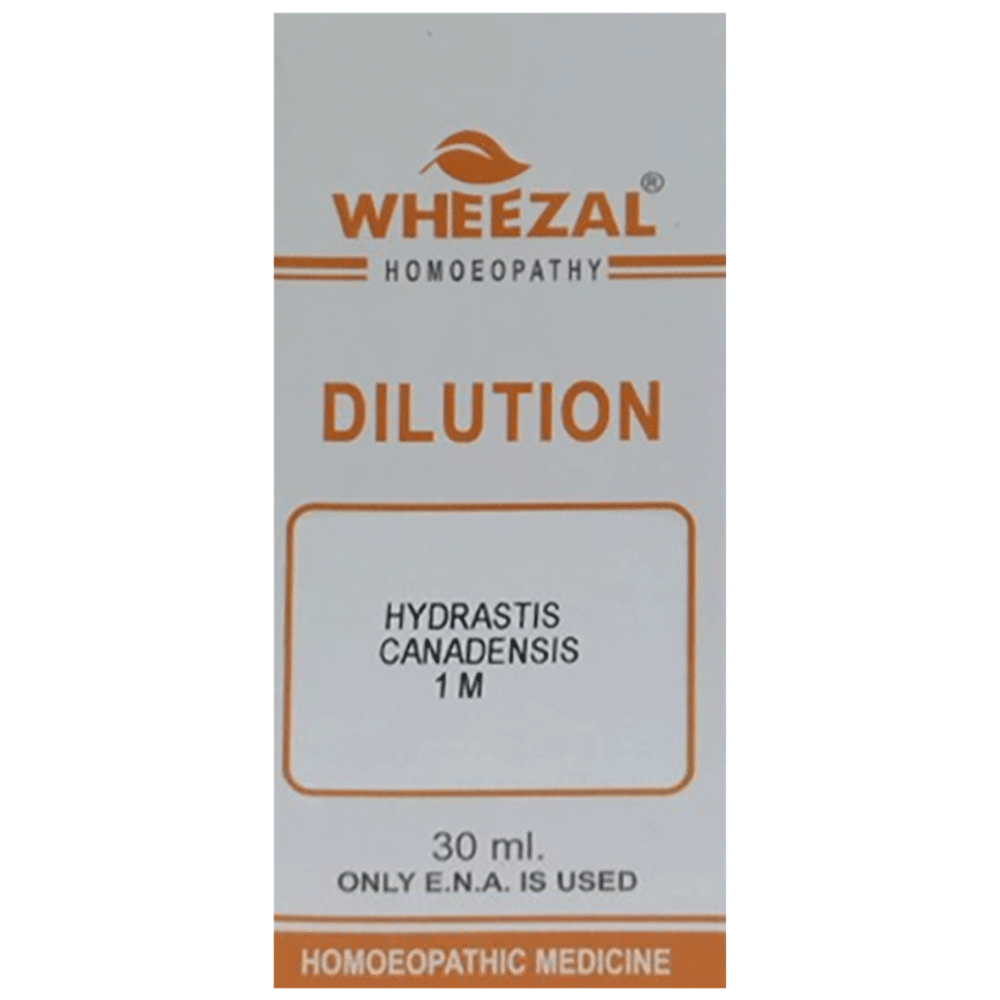 Wheezal Hydrastis Can Dilution 1M