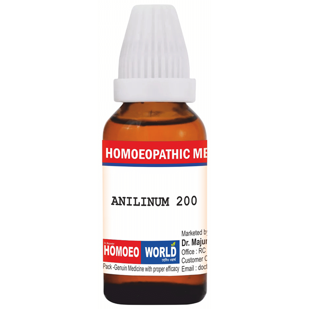 Dr. Majumder Homeo World Anilinum Dilution (30 ml Each) 200 CH