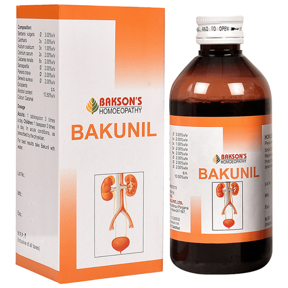 Bakson's Homeopathy Bakunil Syrup