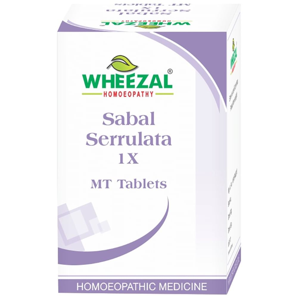 Wheezal Homeopathy Sabal Serrulata 1X MT Tablet