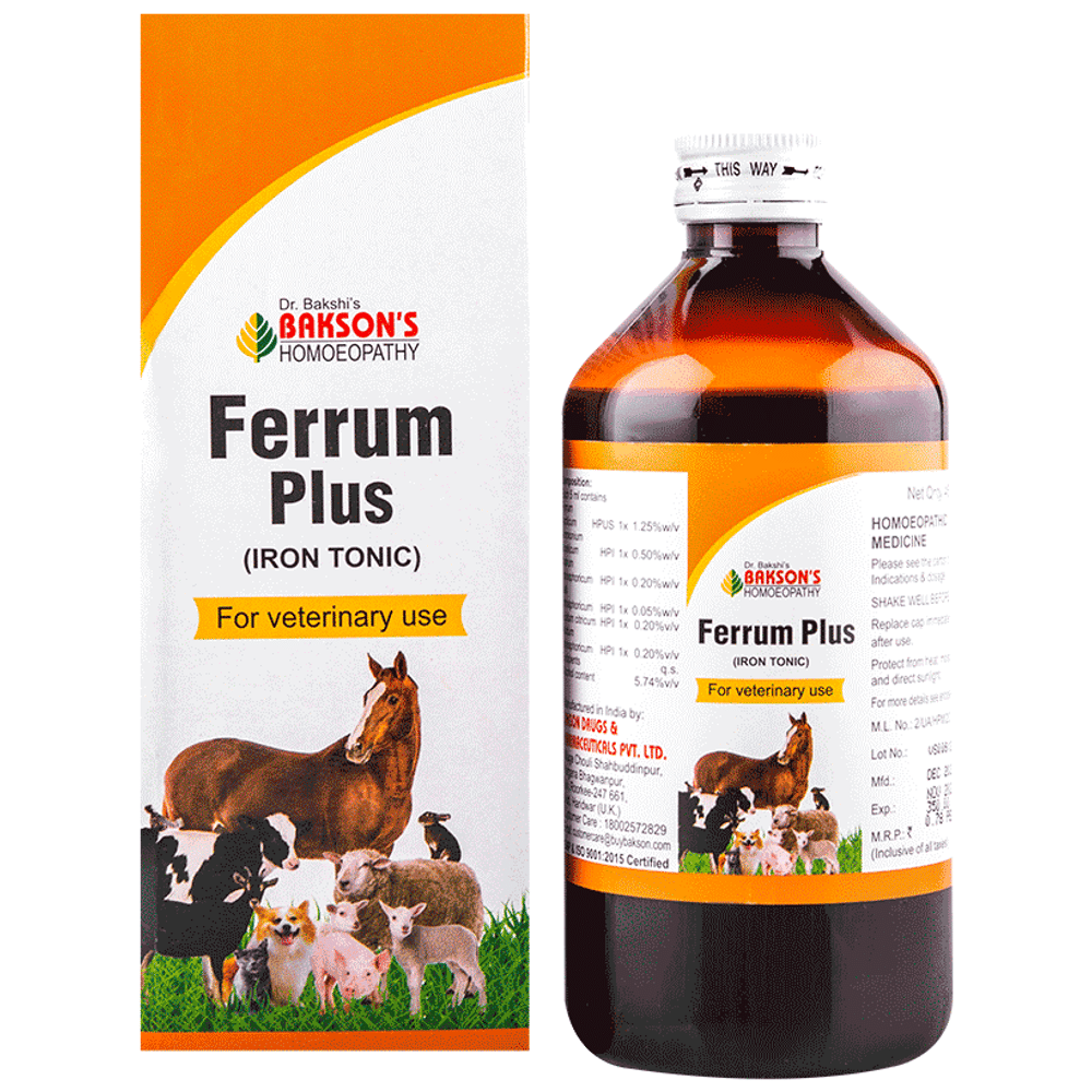 Bakson's Homeopathy Ferrum Plus Tonic