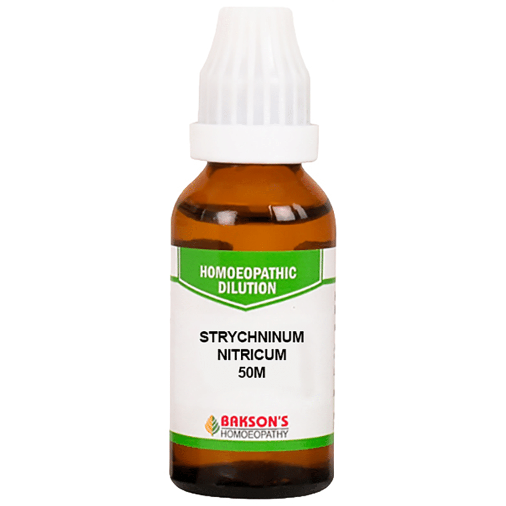 Bakson's Homeopathy Strychninum Nitricum Dilution 50M