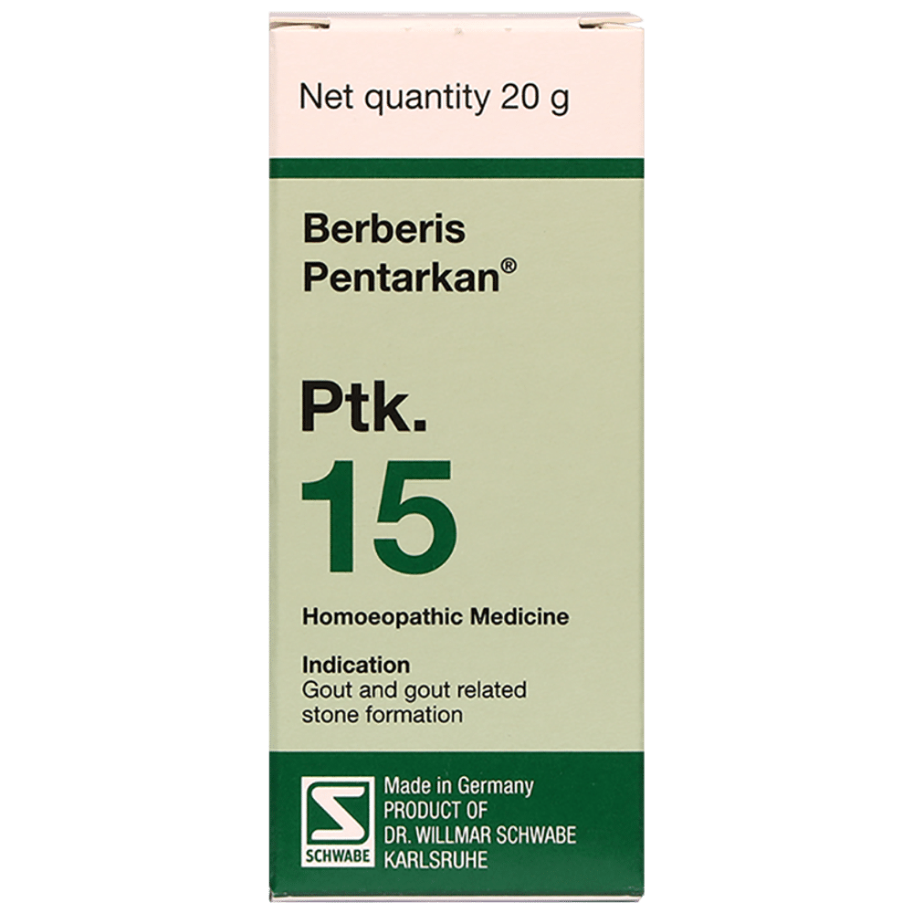 Dr Willmar Schwabe Germany Berberis Pentarkan Ptk. 15 Tablet