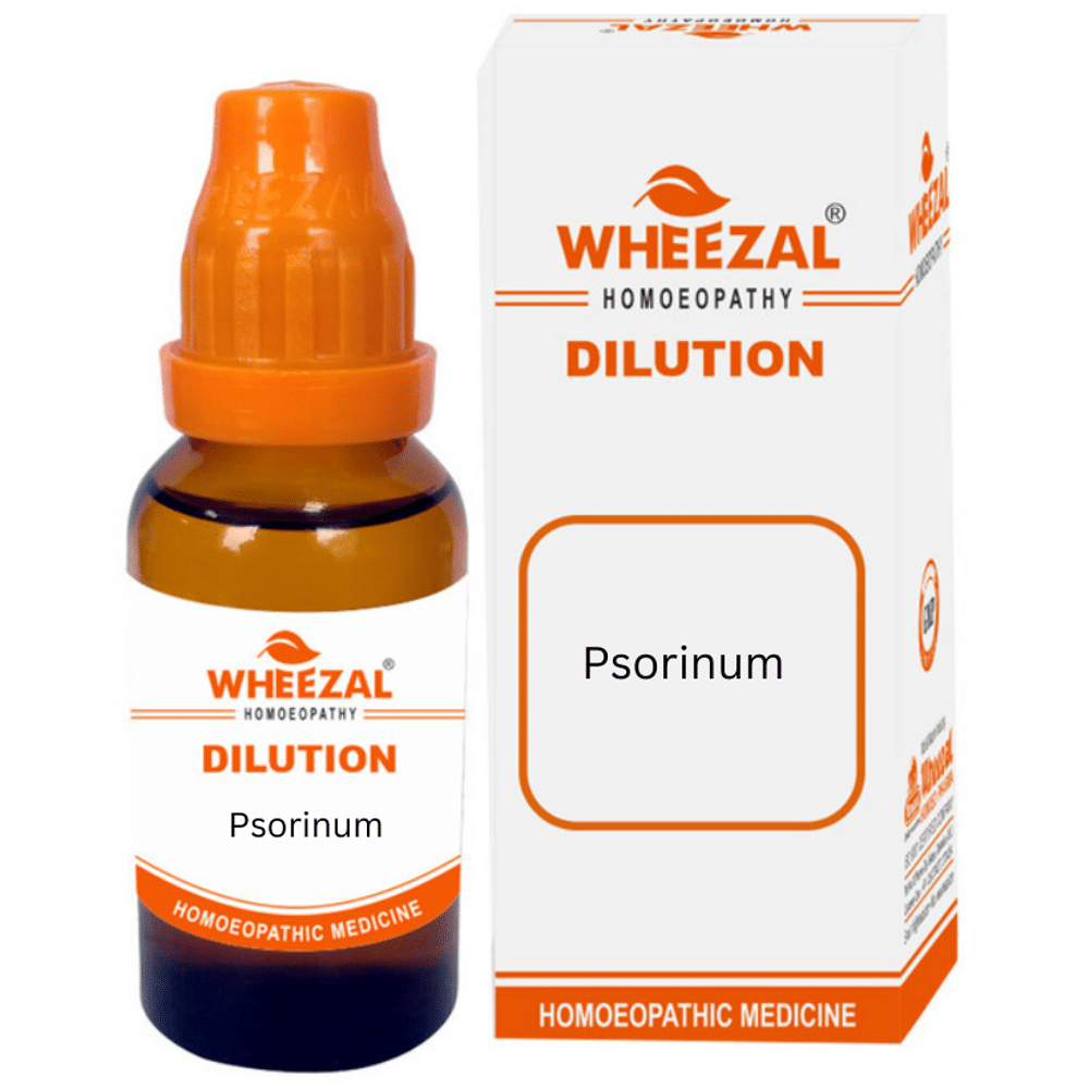 Wheezal Psorinum Dilution 1M