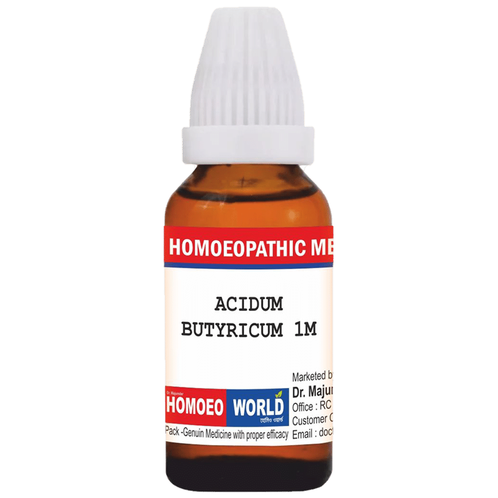 Dr. Majumder Homeo World Acidum Butyricum Dilution(30ml Each) 10M