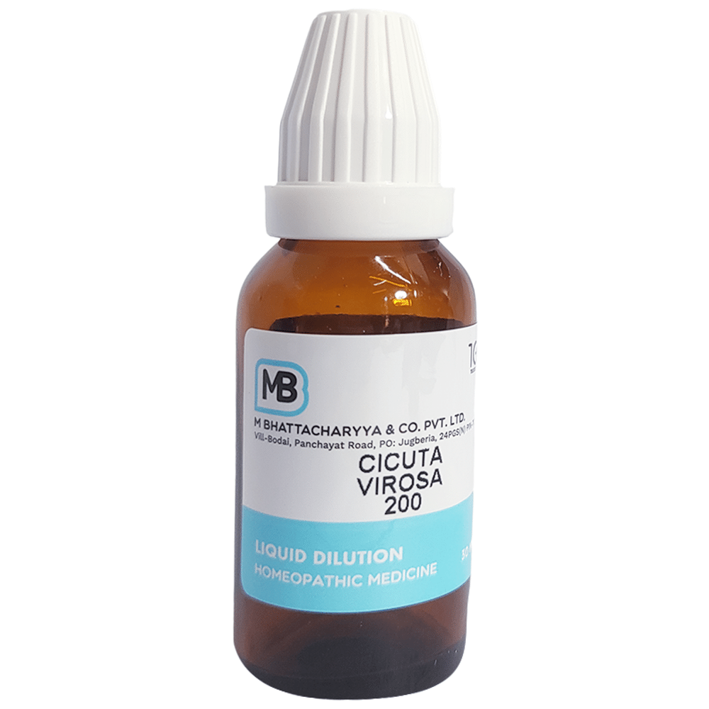 M Bhattacharyya & Co Pvt Ltd Cicuta Virosa Dilution 200