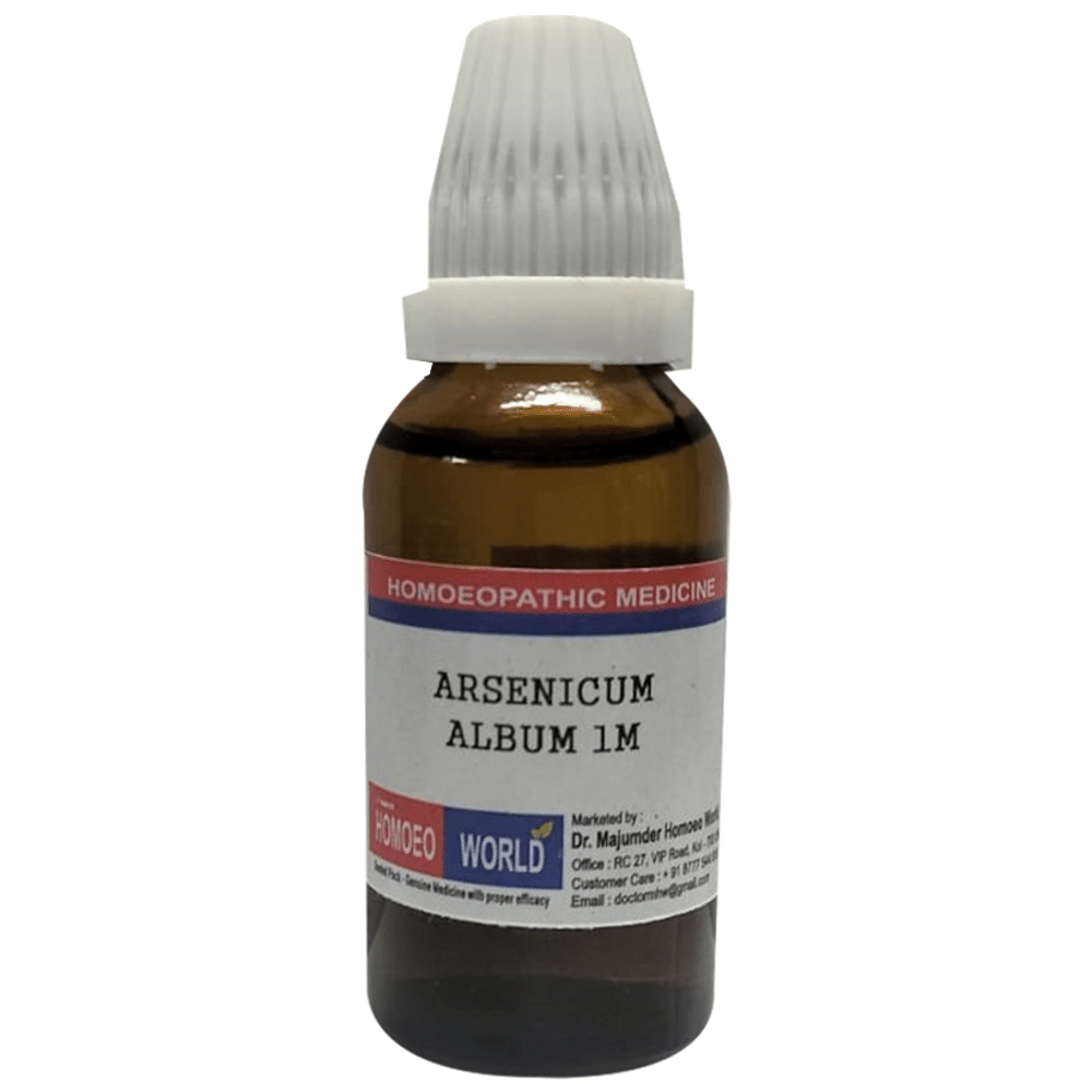 Dr. Majumder Homeo World Arsenicum Album Dilution 1M (30ml Each)