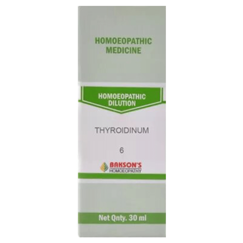 Bakson's Homeopathy Thyroidinum Dilution 6 CH