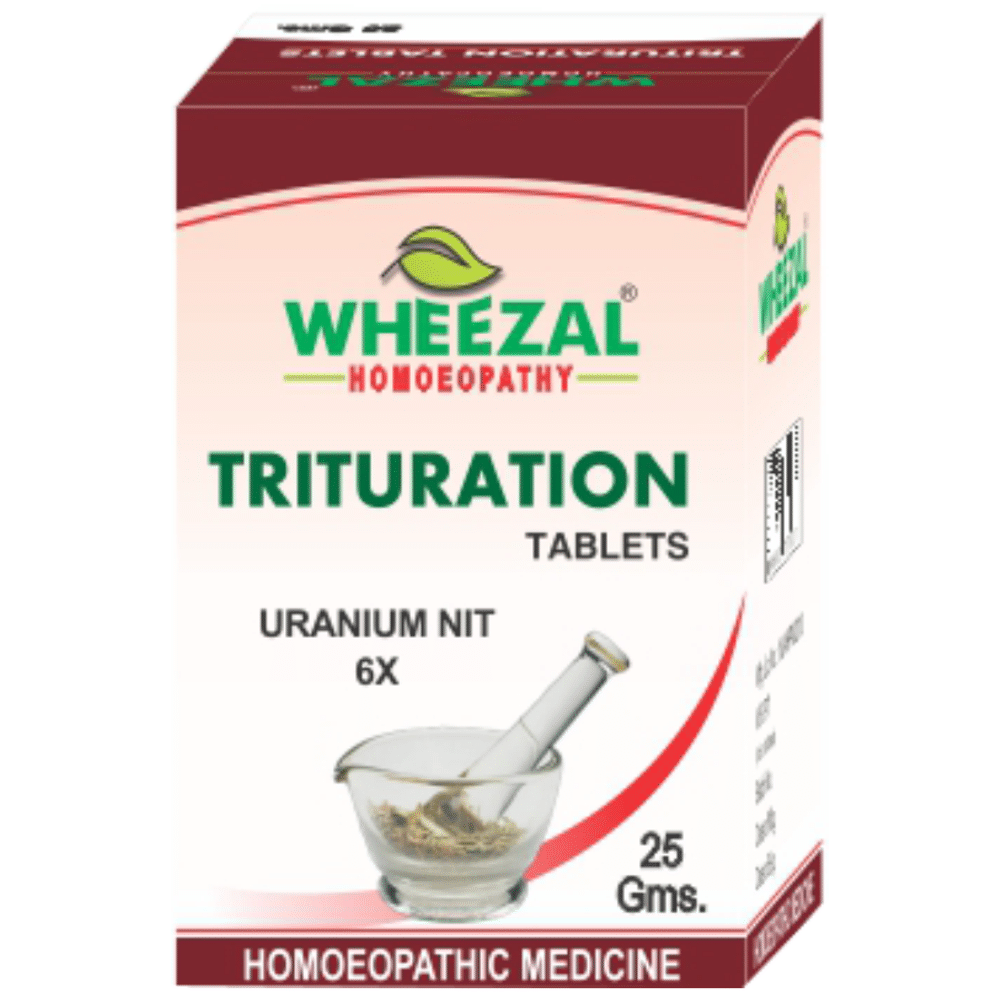 Wheezal Uranium Nit Trituration Tablet 6X