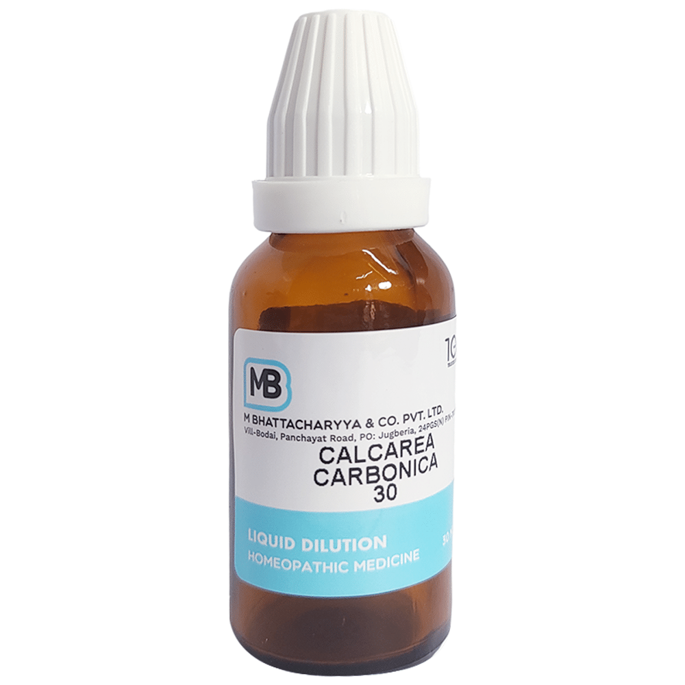 M Bhattacharyya & Co Pvt Ltd Calcarea Carbonica Dilution 30