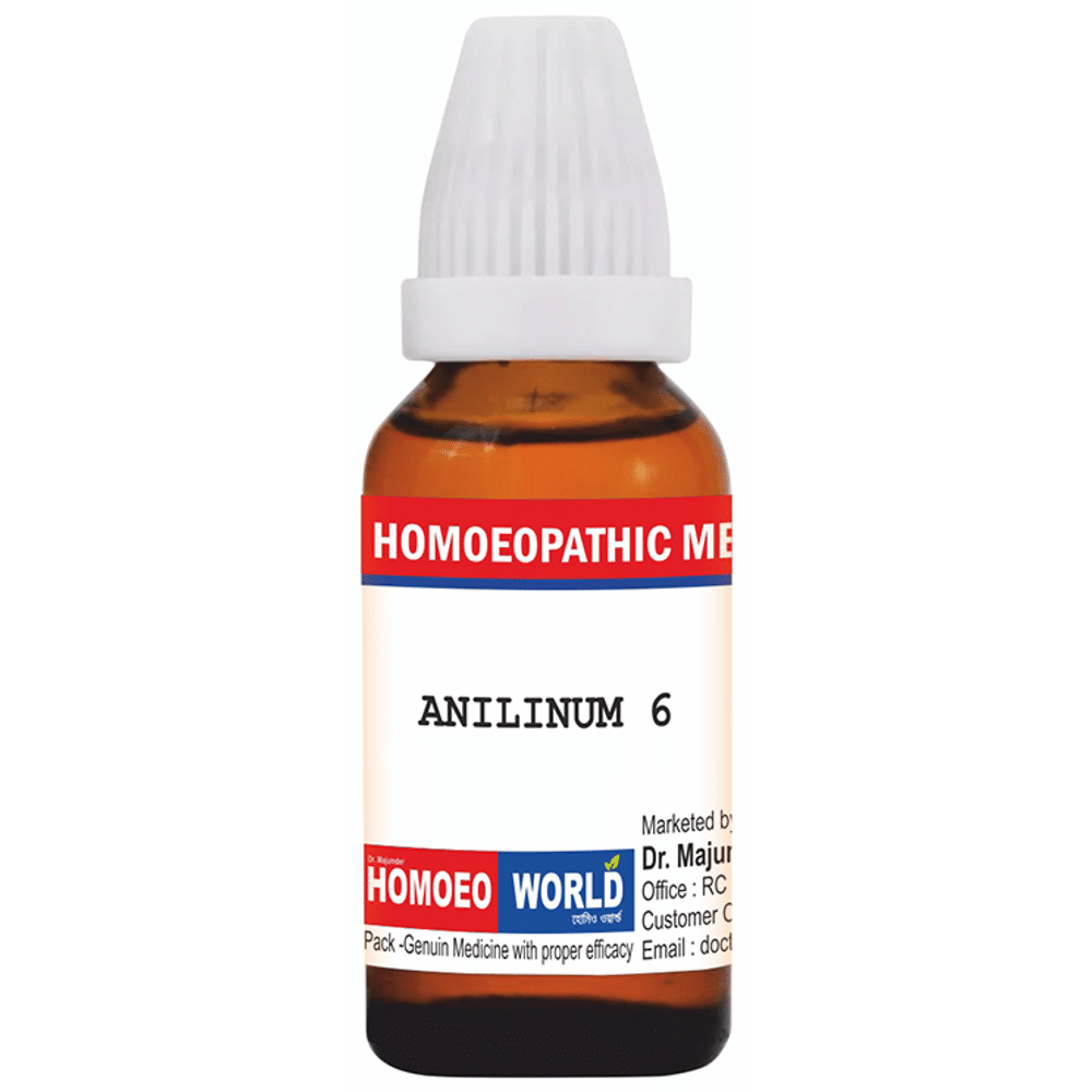 Dr. Majumder Homeo World Anilinum Dilution (30 ml Each) 6 CH