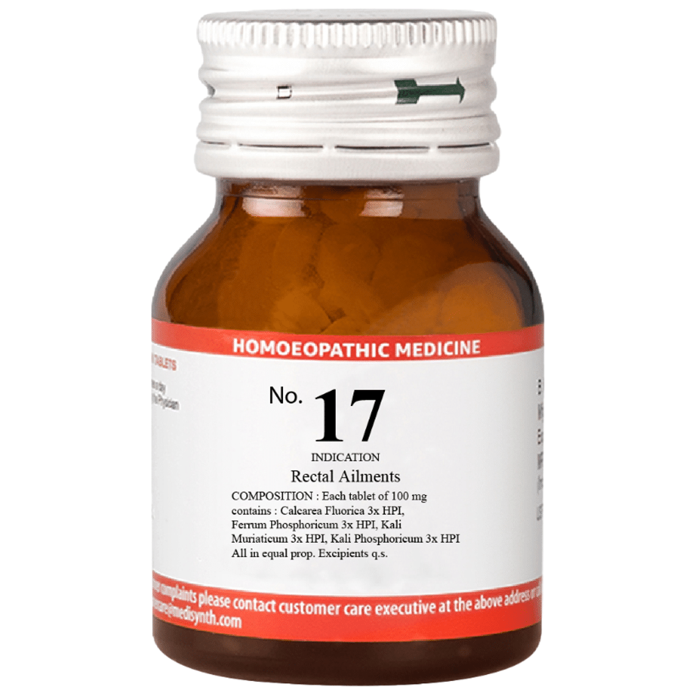 Medisynth Bio-chemic Combination No.17 Rectal Ailments