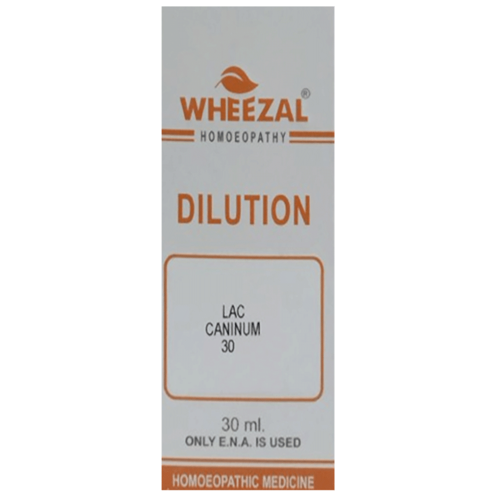 Wheezal Lac Caninum Dilution 30