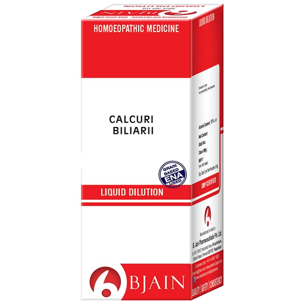 Bjain Calcuri Biliarii Dilution 30 CH