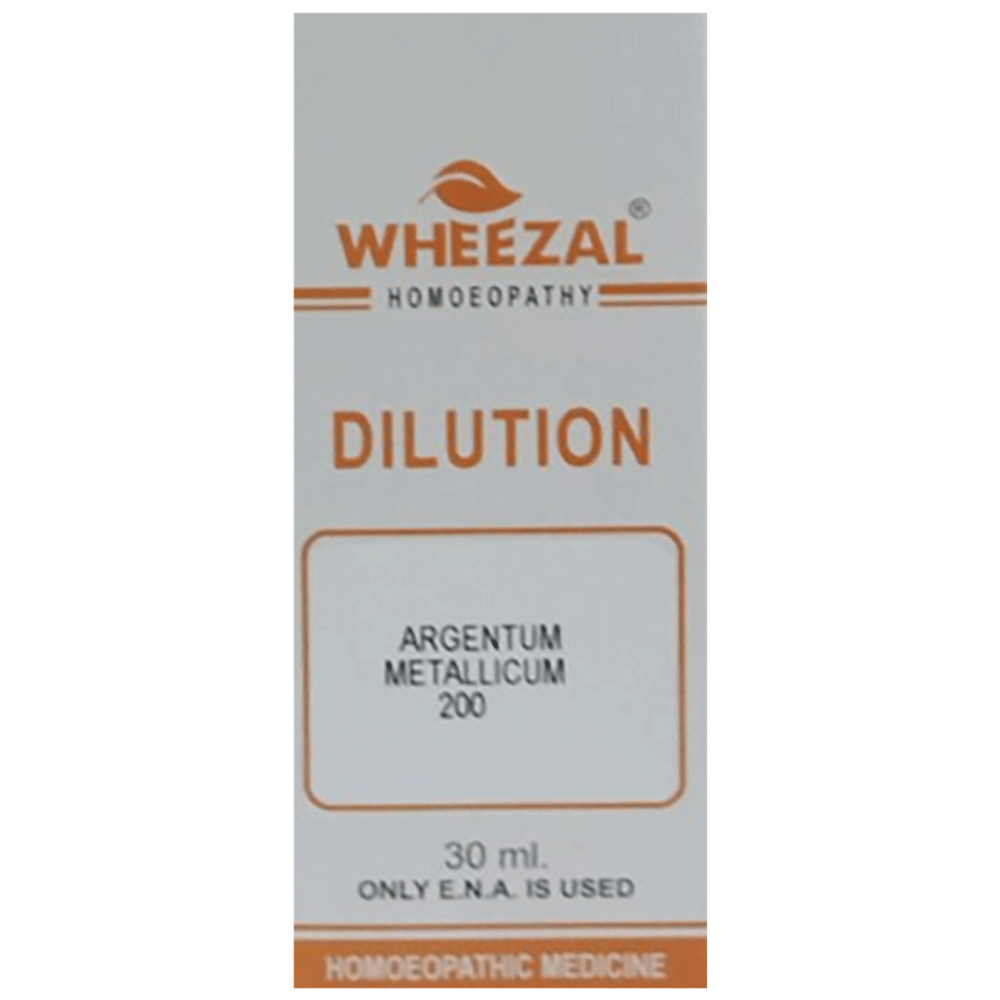 Wheezal Argentum Metallicum Dilution 200