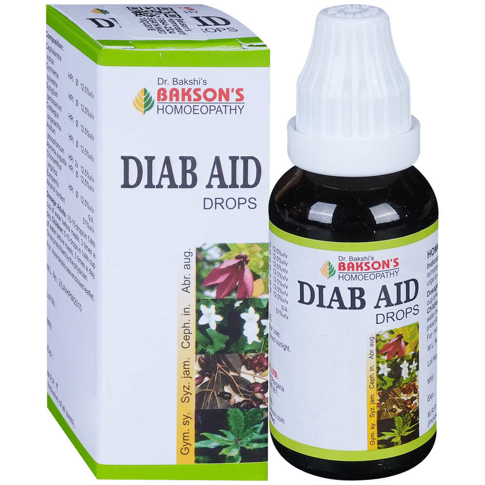 Bakson's Homeopathy Diab Aid Drop