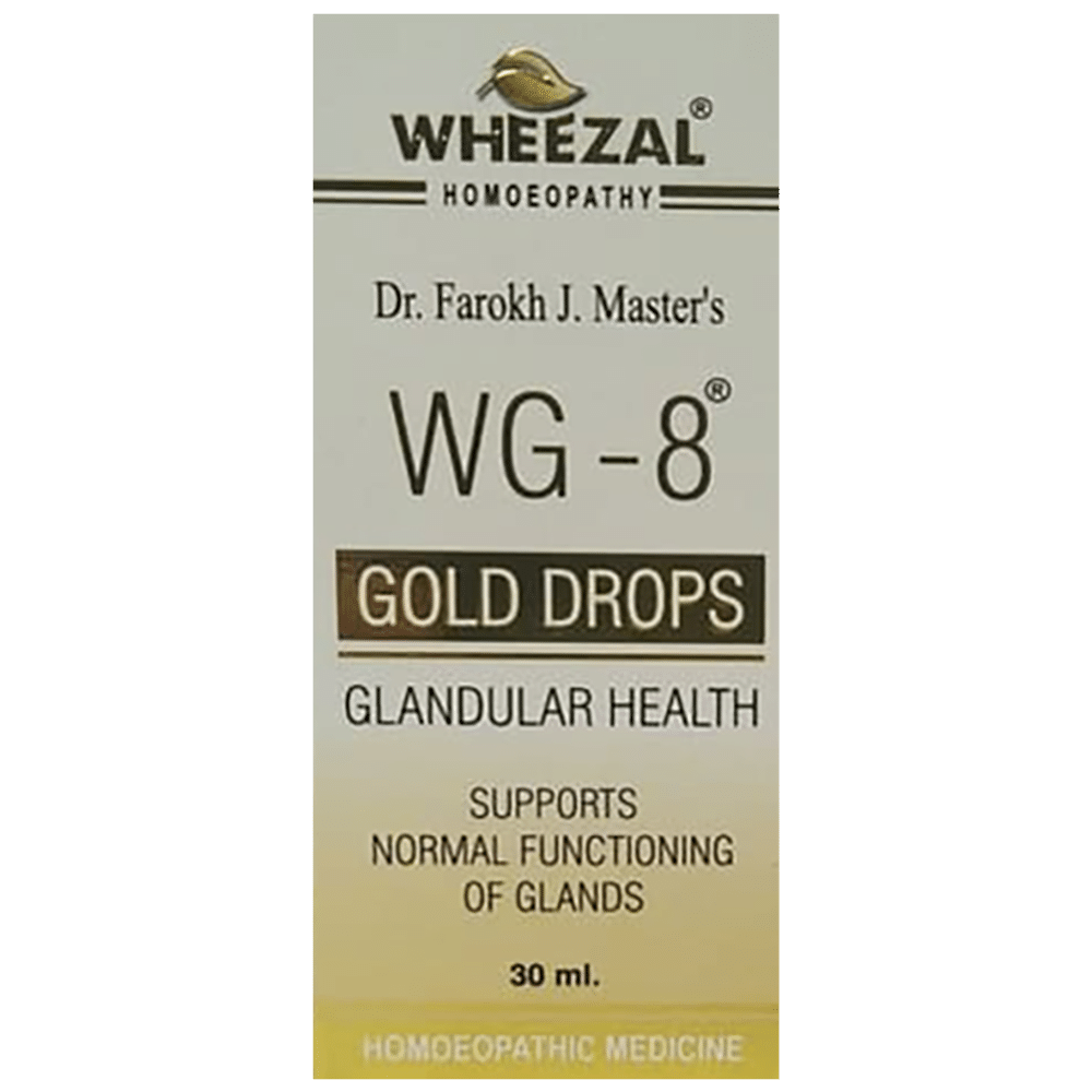 Wheezal WG8 Glandular Health Gold Drop