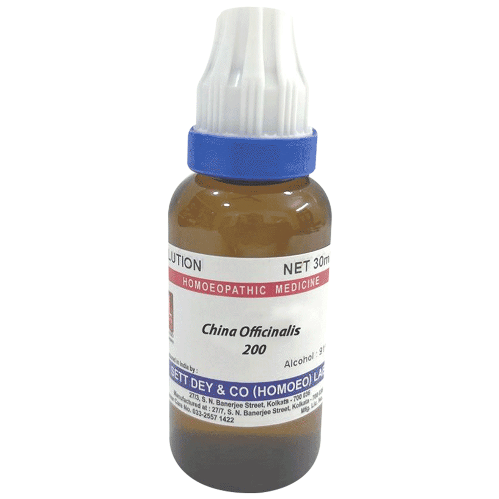 Sett Dey China Officinalis Dilution 200