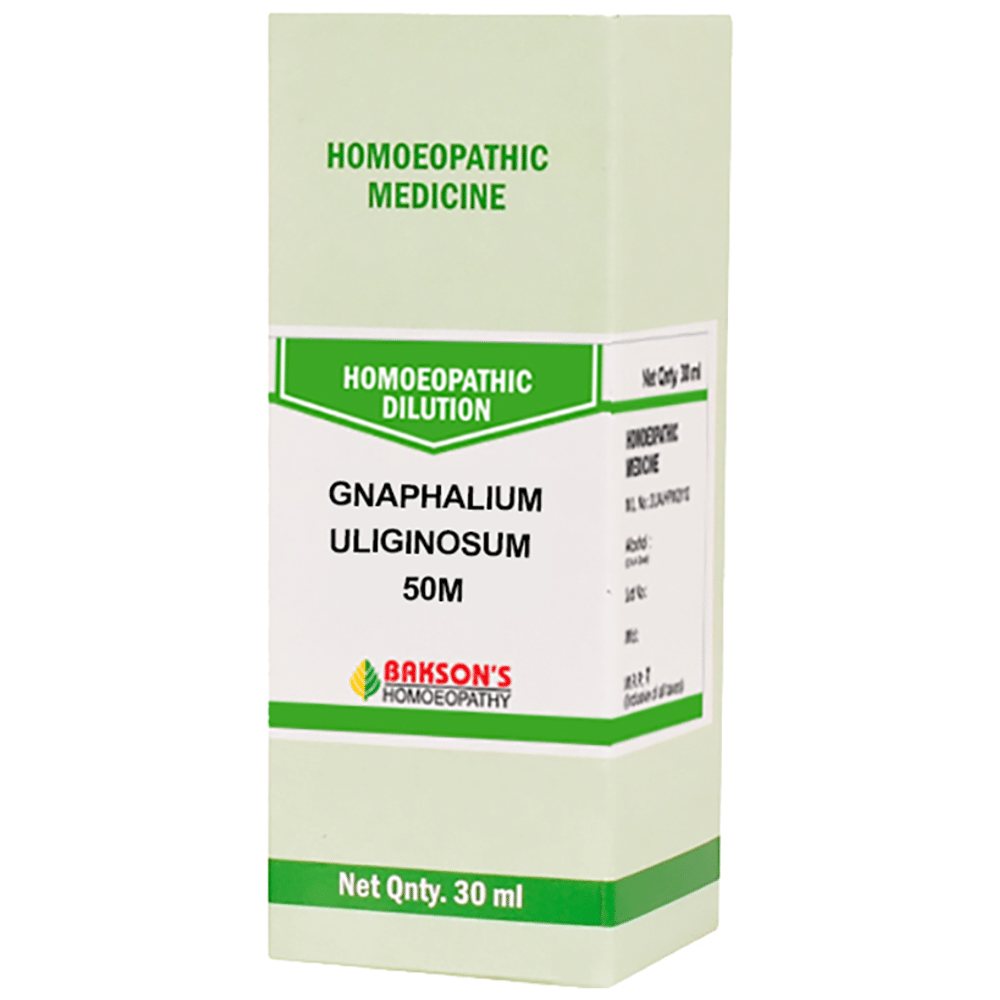 Bakson's Homeopathy Gnaphalium Uliginosum Dilution 50M