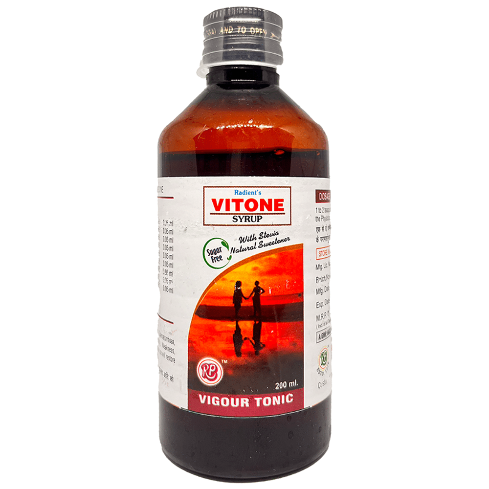 Radient's Vitone Syrup Syrup Sugar Free