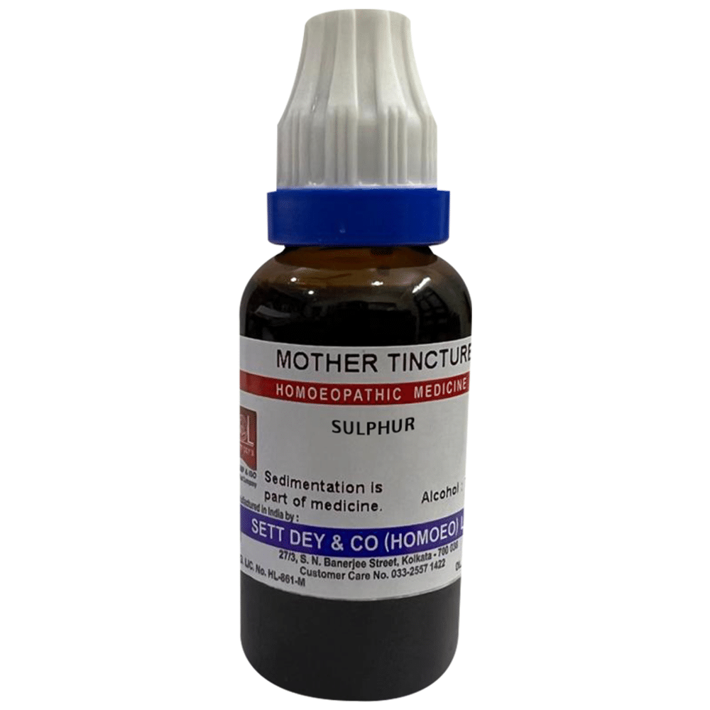 Sett Dey Sulphur Mother Tincture