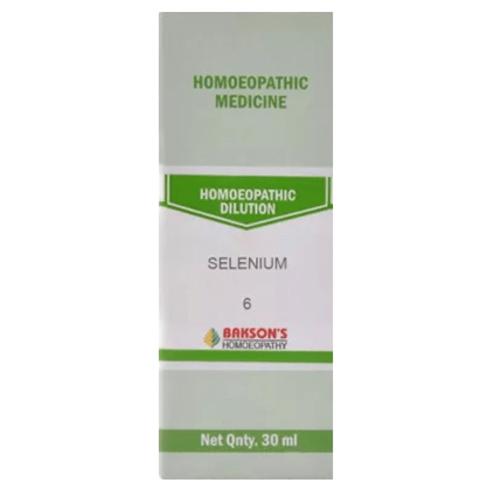 Bakson's Homeopathy Selenium Dilution 6 CH