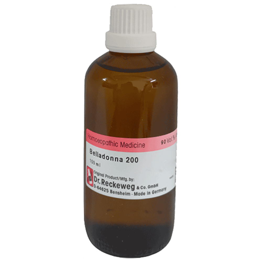 Dr Reckeweg &Co.gmbH Belladonna Dilution  (100ml Each) 200 CH