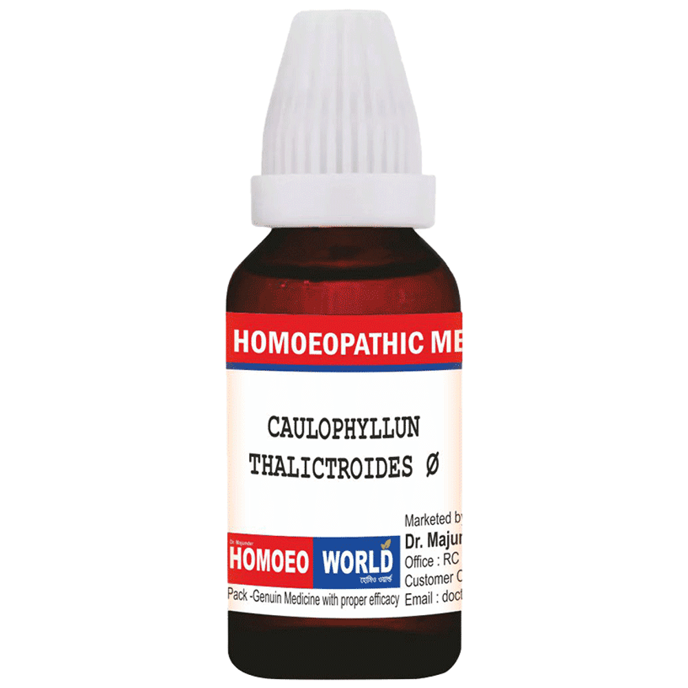 Dr. Majumder Homeo World Caulophyllum Thalictroides Mother Tincture (30ml Each) Q