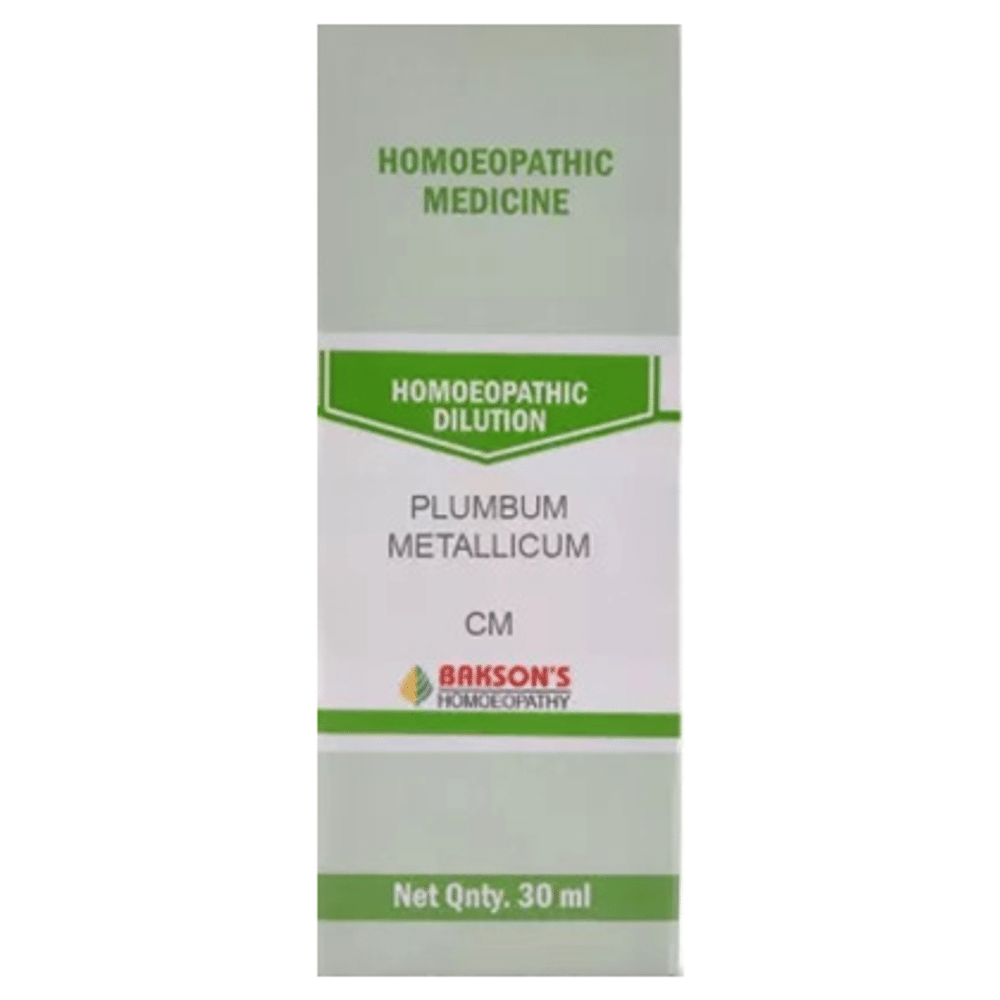 Bakson's Homeopathy Plumbum Metallicum Dilution CM