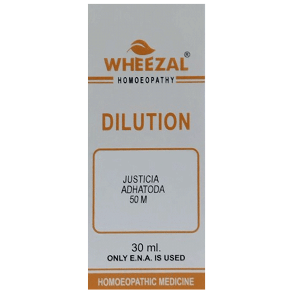 Wheezal Justicia Adhatoda Dilution 50M